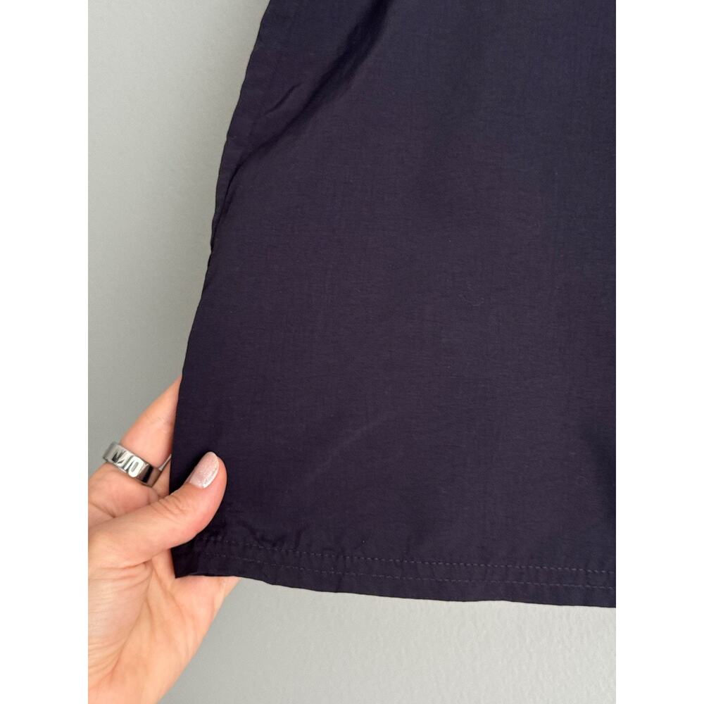 Lands End Women Swim Skirt Size 14 Navy Blue Built-in One-Piece Swimsuit Skort - Picture 3 of 7